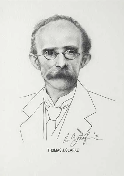 Robert Ballagh, PORTRAITS OF THE LEADERS OF THE 1916 RISING (SET OF SEVEN), pencil