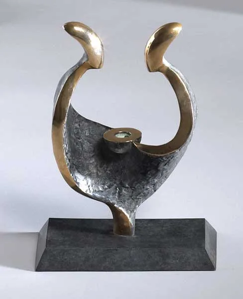 LOVING CUP by Sandra Bell, 2001, bronze; (no. 1 from an edition of 8), sold Nov 2011