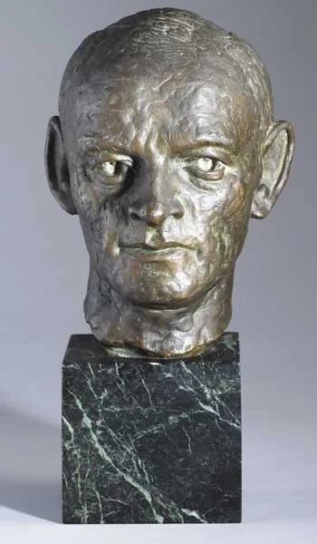 Seamus Murphy, SEAN O'RIORDAN, 1957, bronze on marble base; (an edition of 4)
