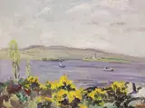 Eva Henrietta Hamilton, HOLY ISLAND FROM MOUNTSHANNON HOUSE, COUNTY CLARE