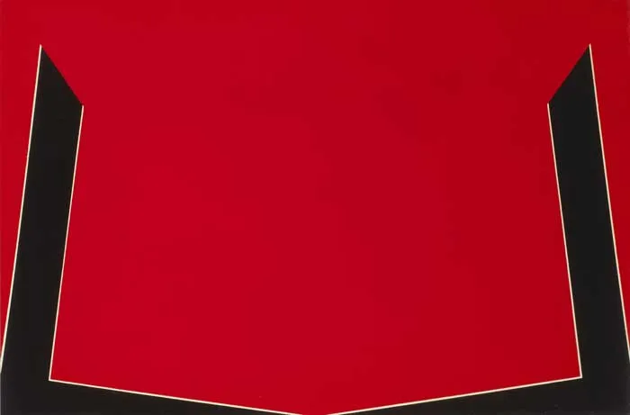 INTRUSIONS by Cecil King, 1973, oil on paper laid on board, offered Nov 2011
