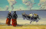 Ivan Sutton, SHAWLIES AND CURRAGHMEN, ARAN MOR, COUNTY GALWAY