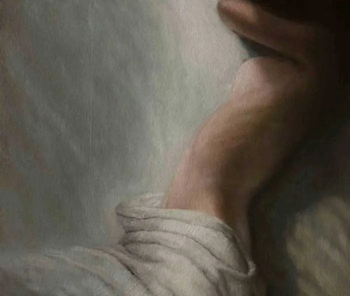 Stuart Morle, THE BED, 2011, oil on canvasboard