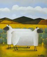 Graham Knuttel, TWO SHEEP