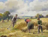 Charles McAuley, HARVESTING IN THE GLENS