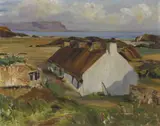 Maurice Canning Wilks, ROW OF COTTAGES ON THE ANTRIM COAST