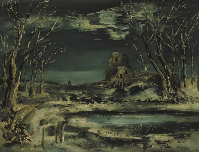 Daniel O'Neill, SNOW, oil on board