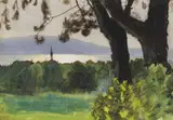 John Luke, VIEW ACROSS BELFAST LOUGH FROM HOLYWOOD HILLS
