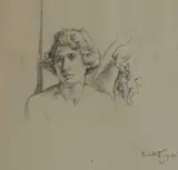 Mainie Jellett, PORTRAIT OF A WOMAN, OCTOBER