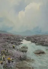 William Percy French, BROOK BEFORE MOUNTAINS OF MOURNE