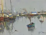 Liam Treacy, BLUE MORNING, ARKLOW HARBOUR
