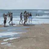 John Morris, FRIENDS OUT FOR A WALK, INCH BEACH
