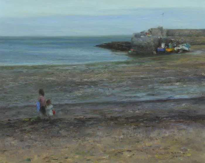 RUSH HARBOUR by Paul Kelly, 2003, oil on board, offered Oct 2011