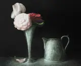 Stuart Morle, STILL LIFE WITH FLOWERS AND A WASP