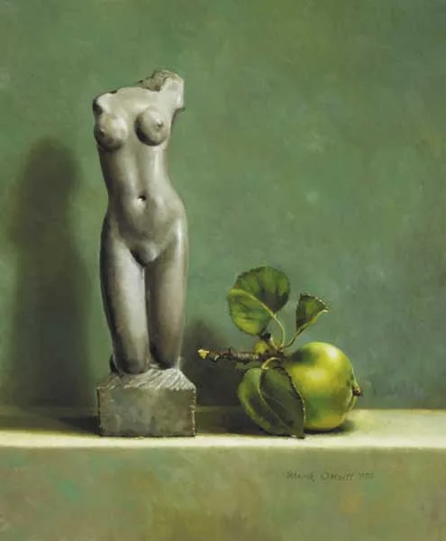 EVE by Mark O'Neill, 1996, oil on board, sold Oct 2011