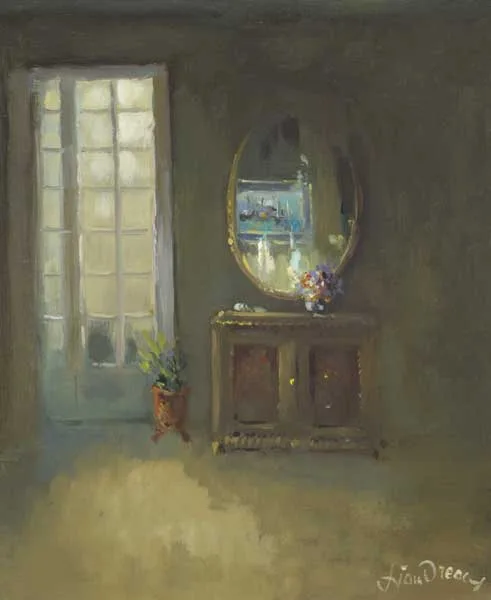 Liam Treacy, INTERIOR, 1983, oil on board