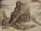 John Luke, FIGURE IN LIGHTHOUSE RUINS