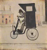 L. S. Lowry, THE CONTRAPTION, 1949 and CRIME LAKE (A PAIR)