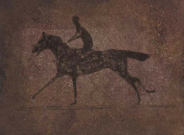 Ross Wilson, NIGHT RIDER - KELLYSTOWN, 1993, gouache over pencil on paper