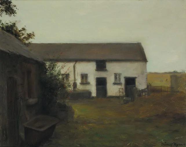 Thomas Ryan, FARMHOUSE, c.1989, oil on canvas