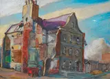 Harry Kernoff, OLD HUGUENOT HOUSE, DIGGS [SIC] ST. OFF REDMOND'S HILL, DUBLIN