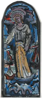 Evie Hone, SAINT BRENDAN THE NAVIGATOR - STUDY FOR STAINED GLASS