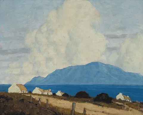 Paul Henry, WEST OF IRELAND LANDSCAPE, 1925-1935, oil on canvas