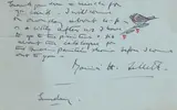 Mainie Jellett, COLLECTION OF EPHEMERA COMPRISING HANDWRITTEN NOTES, CORRESPONDENCE AND A NOTICE OF MEETING (1918)