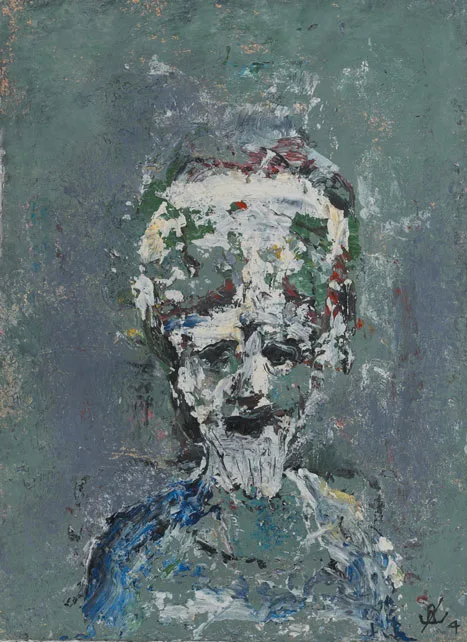 HEAD STUDY (SET OF THREE) by John Kingerlee, each oil on card, offered May 2011