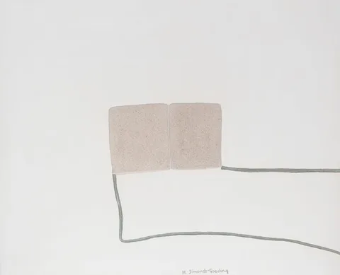 Maria Simonds-Gooding, CONNECTING BOUNDARY LINE, 2004, plaster with grog