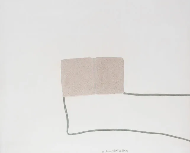 Maria Simonds-Gooding, CONNECTING BOUNDARY LINE, 2004, plaster with grog