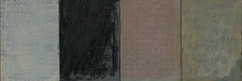David Quinn, PALE 2007, gouache with oil and pencil on MDF