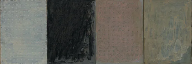 PALE 2007 by David Quinn, gouache with oil and pencil on MDF, offered May 2011