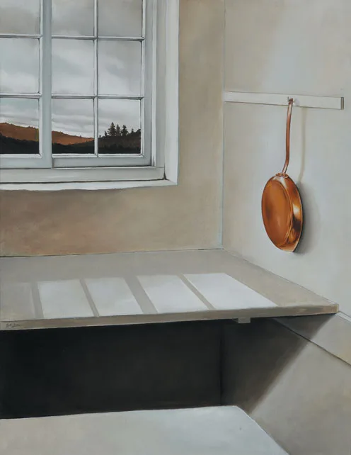 THE COPPER PAN by Liam Belton, oil on canvas, sold May 2011