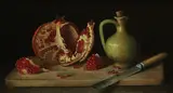 Stuart Morle, STILL LIFE WITH POMMEGRANTE