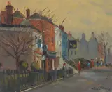 Liam Treacy, HADDINGTON ROAD WITH A VIEW OF THE FIFTY ONE, BALLSBRIDGE, DUBLIN