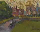 Liam Treacy, SAINT STEPHEN'S GREEN, DUBLIN, LATE AUTUMN