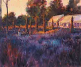 Norman Teeling, GIRL IN A GARDEN, LATE EVENING