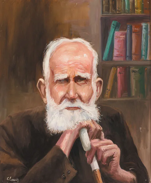 Francis Conway, GEORGE BERNARD SHAW, c.1972, oil on canvas