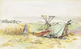 Mainie Jellett, CHILD AND CART, AUGUST 1918