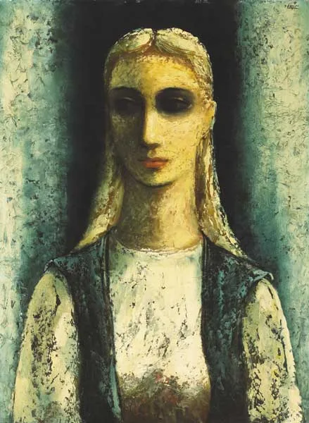 JEANIE by Daniel O'Neill, 1956, oil on board, sold Mar 2011