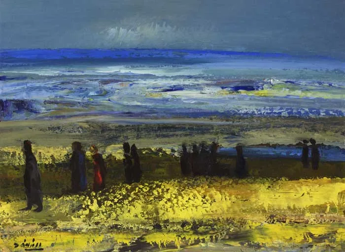 Daniel O'Neill, THE BEACHCOMBERS, oil on board