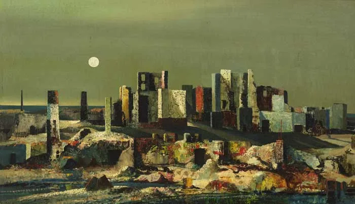 PLACE OF DREAMS by Daniel O'Neill, oil on board, offered Mar 2011