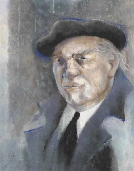 PAOLO UZCUDUN by George Campbell, oil on board, offered Mar 2011