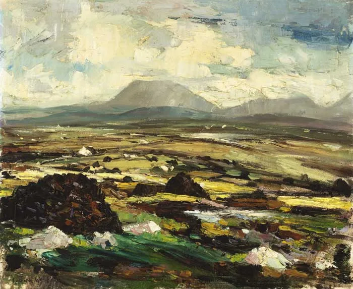 MUCKISH by Kenneth Webb, oil on canvas, offered Mar 2011