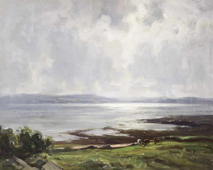 STRANGFORD LOUGH, COUNTY DOWN by Frank McKelvey, oil on canvas, offered Mar 2011