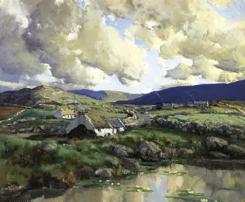 James Humbert Craig, "ON THE WAY TO DOOCHARRY", oil on canvas