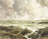 James Humbert Craig, NORTH-EAST WIND ON THE ANTRIM COAST