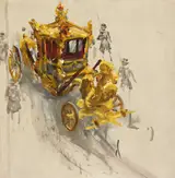 Sir John Lavery, THE CORONATION COACH