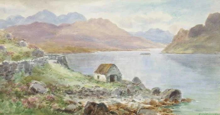 KILLARY BAY, CONNEMARA by Alexander Williams, watercolour, sold Mar 2011